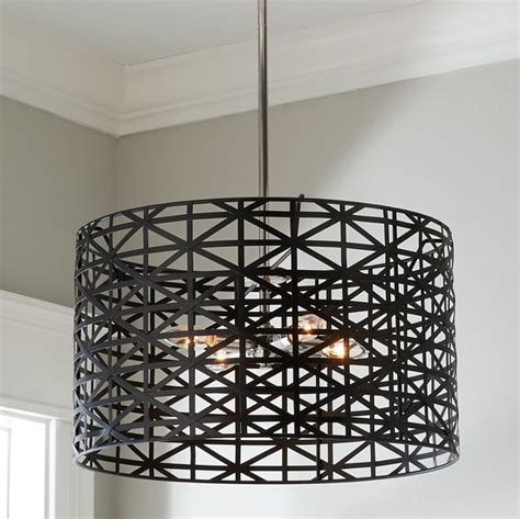 Young House Love Metal Strap Convertible Chandelier 